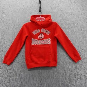 Ohio‎ State Buckeyes Red Hoodie Pullover Sweatshirt Kids Size Small GEN2 NEW